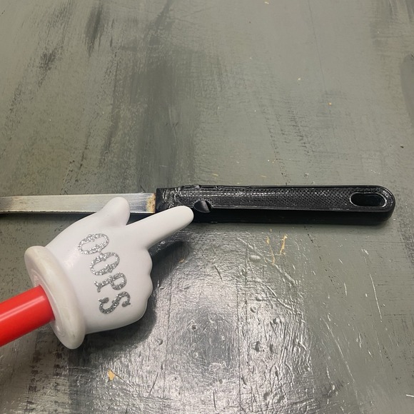 Vintage EKCO USA Black Nylon Serving Spoon Spatula Scraper Kitchen Utensil - Picture 6 of 9